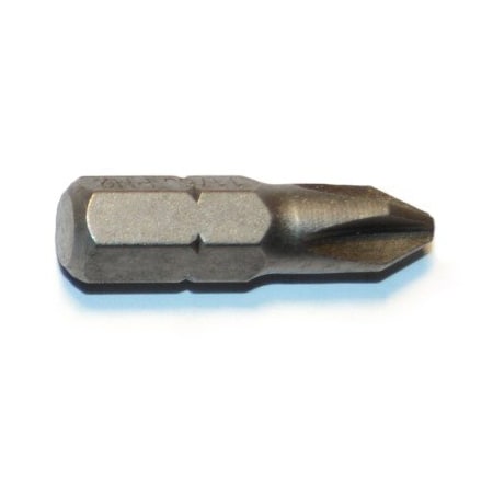 Midwest Fastener 1/4" x 1" #2 Phillips Insert Bits 100PK 52049